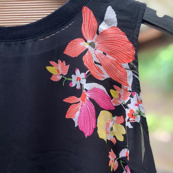 A NEW DAY for TARGET | Embellished Floral print sleeveless top - Picture 2 of 6